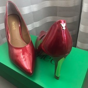 J.Rennee Red Patent Heels